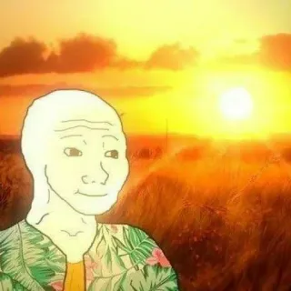 🙂 Wojak 밈, Wojak, Feels Guy, 인터넷 밈, 캐릭터 telegram sticker