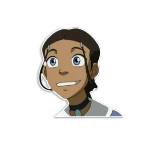 😀 Katara Avatar: The Last Airbender Dibujos animados, Personaje, Avatar, Avatar: La leyenda de Aang, Katara whatsapp sticker