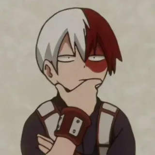 🧐 Shoto Todoroki My Hero Academia Shoto Todoroki, My Hero Academia, Anime, Manga, Charakter, Held whatsapp sticker