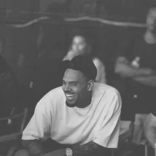 💡 Chris Brown cantante, musicista, artista, ritratto, celebrità, uomo telegram sticker