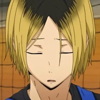 🏐 Kozume Kenma Haikyuu!! Anime, Volleyball, Kenma, Haikyu!!, Manga telegram sticker