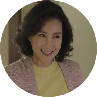 😁 mujer, retrato, sonrisa, asiática, persona, feliz telegram sticker