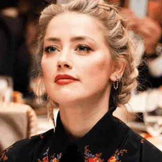 🥀 Amber Heard actress, celebrity, portrait, woman telegram sticker