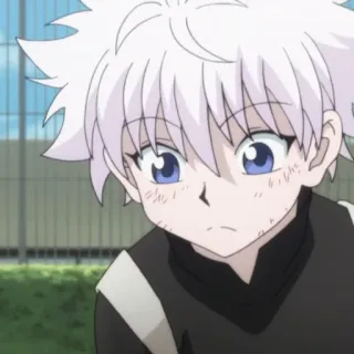 🍶 Killua Zoldyck Hunter x Hunter Anime, Killua, Hunter x Hunter, Menino, Cabelo Branco, Personagem telegram sticker