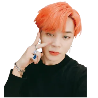 ✌️ Jimin kpop, idol, sänger, bts, park jimin, jimin telegram sticker