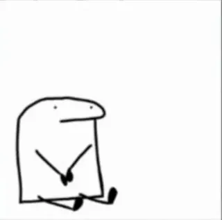 😖 Cartoon, Stokfiguur, Minimalistisch, Simpel, Kriebel, Personage telegram sticker