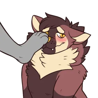 👣 animal, gato, pata, lindo, animal doméstico, mascota telegram sticker