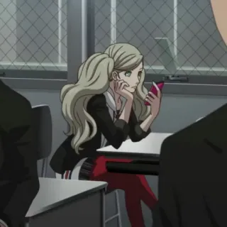 🍬 Ann Takamaki Persona 5 anime, persona, persona 5, ann takamaki, character, video game whatsapp sticker