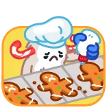 Yeti on Holidays telegram stickers