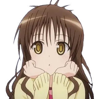 🙄 anime, cartoon, girl, cute, adorable, sticker, manga telegram sticker