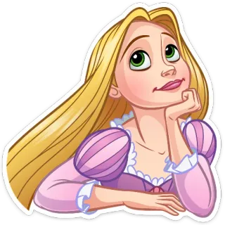 Рапунцель (@TgSticker) whatsapp stickers