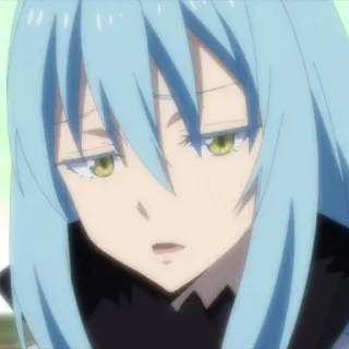 😒 Rimuru Tempest That Time I Got Reincarnated as a Slime Аниме, Исекай, Слизь, Римуру, Темпест telegram sticker