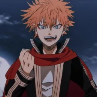 😃 Yuno Black Clover anime, manga, Yuno, Black Clover, magic, wizard king telegram sticker