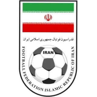 🇮🇷 فدراسیون فوتبال جمهوری اسلامی ایران FOOTBALL FEDERATION ISLAMIC REPUBLIC OF IRAN IRAN iran, football, soccer, sports, federation, emblem, flag, national telegram sticker