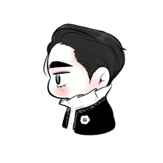🍂 Mann, Cartoon, Anime, Chibi, Gentleman telegram sticker