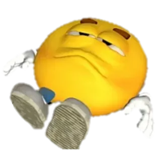 😵 Emoji, 3D, Triste, Esaurito, Pigro, Sdraiato, Stanco whatsapp sticker
