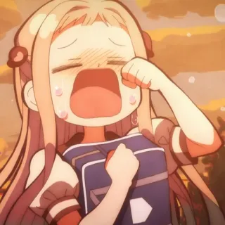 🍭 Nene Yashiro Toilet-Bound Hanako-kun Anime, Chorando, Triste, Nene Yashiro, Hanako-kun telegram sticker
