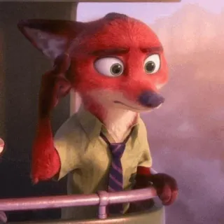 🦊 Nick Wilde Zootopia fox, cartoon, animal, disney, zootopia, character, nick wilde telegram sticker