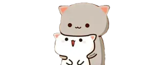 🥤 cats, cute, animals, cartoon, love, kawaii whatsapp sticker