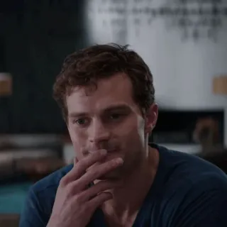 🍂 Christian Grey Fifty Shades of Grey Film, Mann, gutaussehend, Porträt, Schauspieler whatsapp sticker