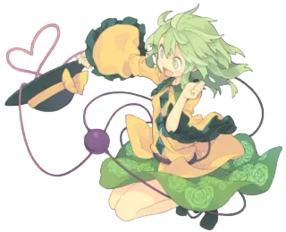 😄 Anime, Carino, Ragazza, Personaggio, Illustrazione, Arte telegram sticker