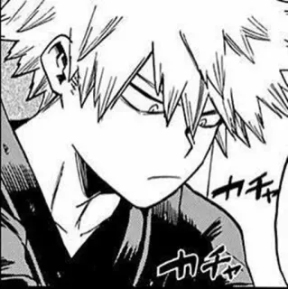 🥢 Bakugo My Hero Academia Anime, Manga, My Hero Academia, Bakugo, Personaje telegram sticker