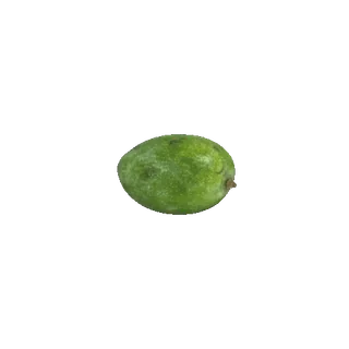 🥑 green, fruit, feijoa, tropical, plant, food whatsapp sticker