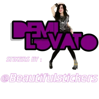 🖌 Demi Lovato DEMI LOVATO
STIKERS BY :
@Beautifulstickers ポップスター, 歌手, セレブ, ミュージシャン telegram sticker