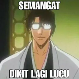 🗿 SEMANGAT
DIKIT LAGI LUCU incentivo, humor, anime, mangá, motivação, positivo, engraçado telegram sticker