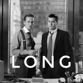 ⬆️ Gordon Gekko and Bud Fox Wall Street LONG whatsapp sticker