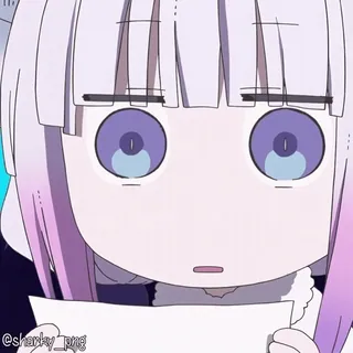 😳 Kanna Kamui Miss Kobayashi's Dragon Maid telegram sticker