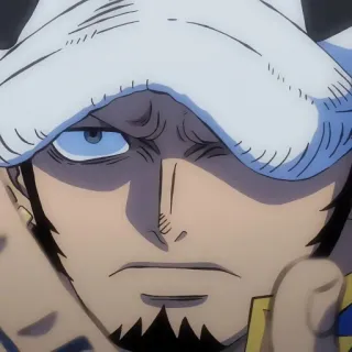 🩺 Trafalgar Law One Piece Anime, Manga, One Piece, Trafalgar Law, Charakter telegram sticker