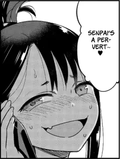☎️ SENPAI'S A PERVERT~ Anime, Manga, Senpai, Pervertido, Humor telegram sticker