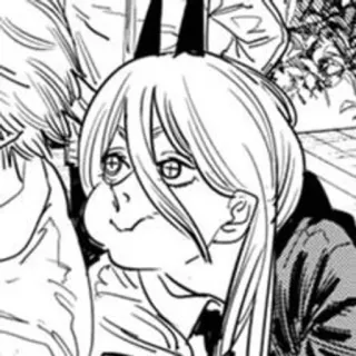 🍽 Power Chainsaw Man Anime, Manga, Chainsaw Man, Power, Personaje, Divertido, Expresión telegram sticker