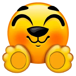 😀 Emoji, Smiley, Desenho animado, Fofo, Feliz whatsapp sticker