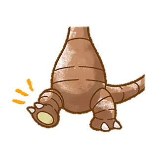 🌴 Diglett Pokemon pokemon, diglett, cartone animato telegram sticker