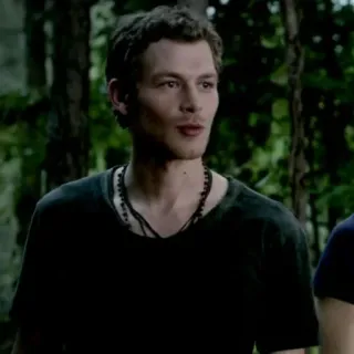 🍷 Klaus Mikaelson The Vampire Diaries The Originals, Klaus, vampir, serial TV, fantasi, aktor telegram sticker
