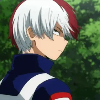 🥢 Shoto Todoroki My Hero Academia Anime, My Hero Academia, Shoto Todoroki, Quirk, Superhero, Manga telegram sticker