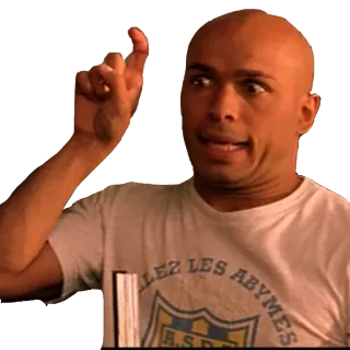 🤐 Allez Les Abymes đàn ông, người, chỉ, biểu cảm, A.S.D telegram sticker