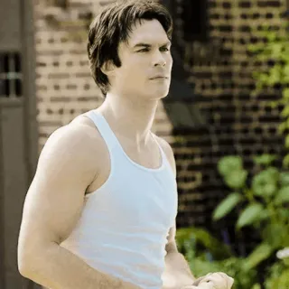 🖤 Damon Salvatore The Vampire Diaries vampir, serial TV, Ian Somerhalder telegram sticker