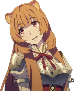 😅 Raphtalia The Rising of the Shield Hero Anime, Fantasy, Raphtalia, Eroe dello scudo, Personaggio telegram sticker