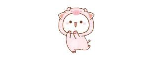 💓 かわいい, 豚, 動物, 可愛い telegram sticker