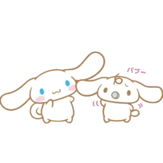 😳 Cinnamoroll バブー cute, sanrio, dog, anime, cartoon telegram sticker