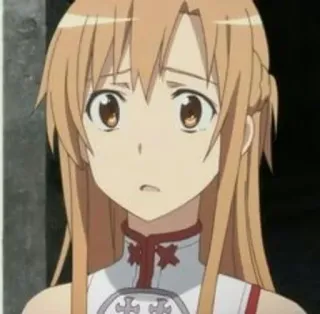 🍂 Asuna Yuuki Sword Art Online Anime, Manga, Kartun, Wanita, Karakter, Asuna whatsapp sticker