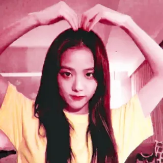💖 Jisoo kpop, cantante, ídolo, corazón, jisoo, blackpink telegram sticker