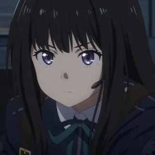 🤐 Ragazza anime, Uniforme, Cuffie, Anime, Ragazza, Personaggio telegram sticker