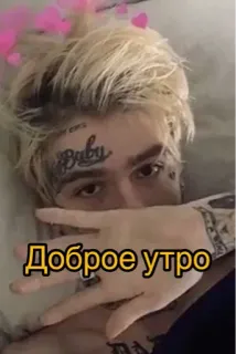 👋 Доброе утро доброе утро, русский, текст, человек, лицо telegram sticker