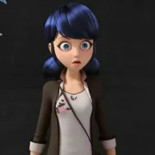😳 Marinette Dupain-Cheng Miraculous: Tales of Ladybug & Cat Noir Dibujos animados, Marinette, Miraculous Ladybug, Anime, Personaje, Adolescente telegram sticker