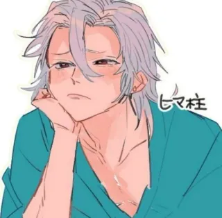 ✨ ヒマ柱 Anime, Manga, Personnage, Illustration whatsapp sticker
