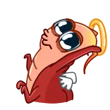 🙏 Desenho animado, Personagem, Anjo, Halo, Fofo, Adesivo telegram sticker